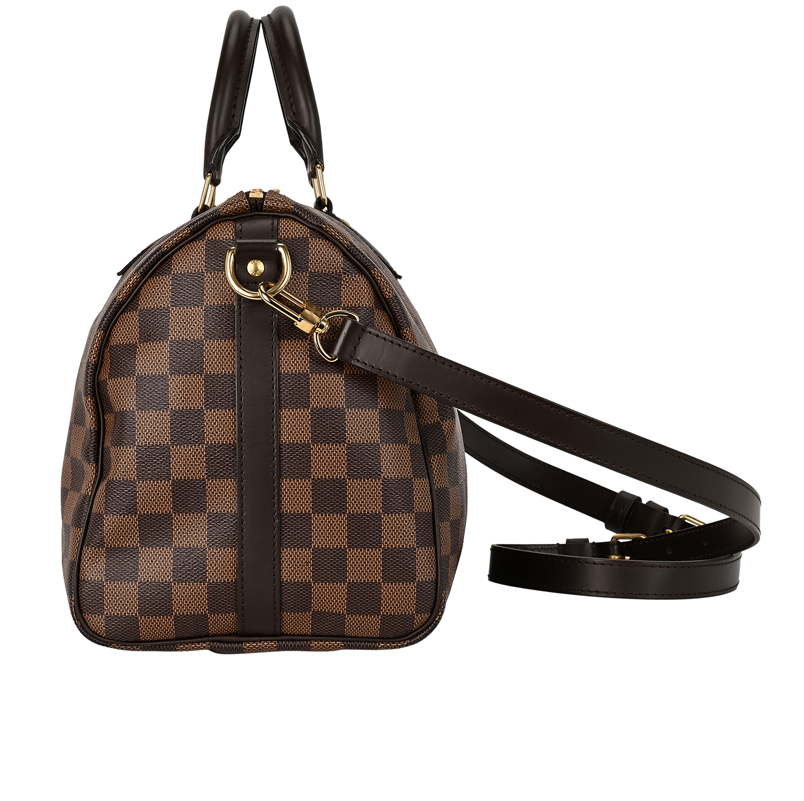 Speedy 30 Bandouliere, &pound;950, Handbags, Brown, Canvas, Bottom view